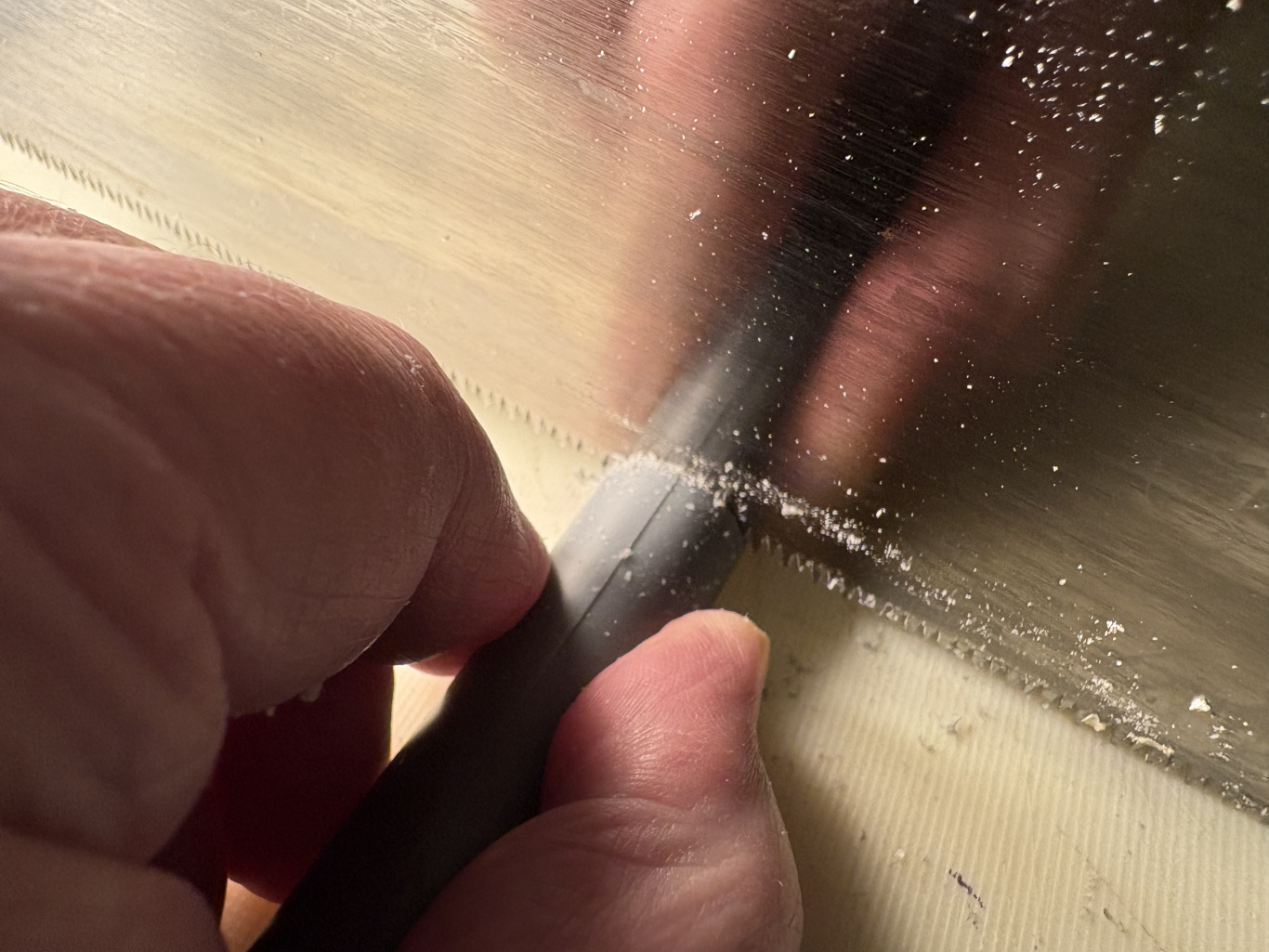 Cutting the base down