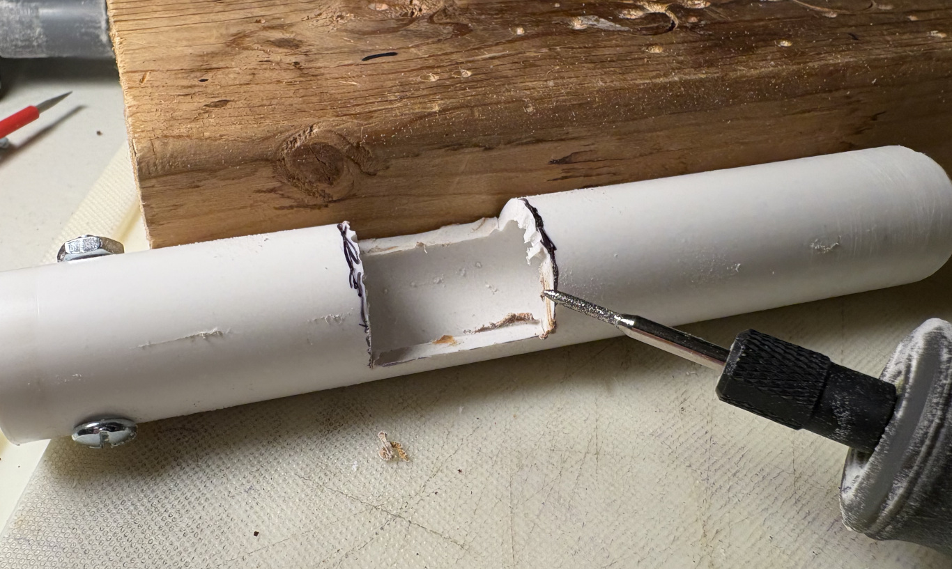 Smoothing out the cut-out's rough edges